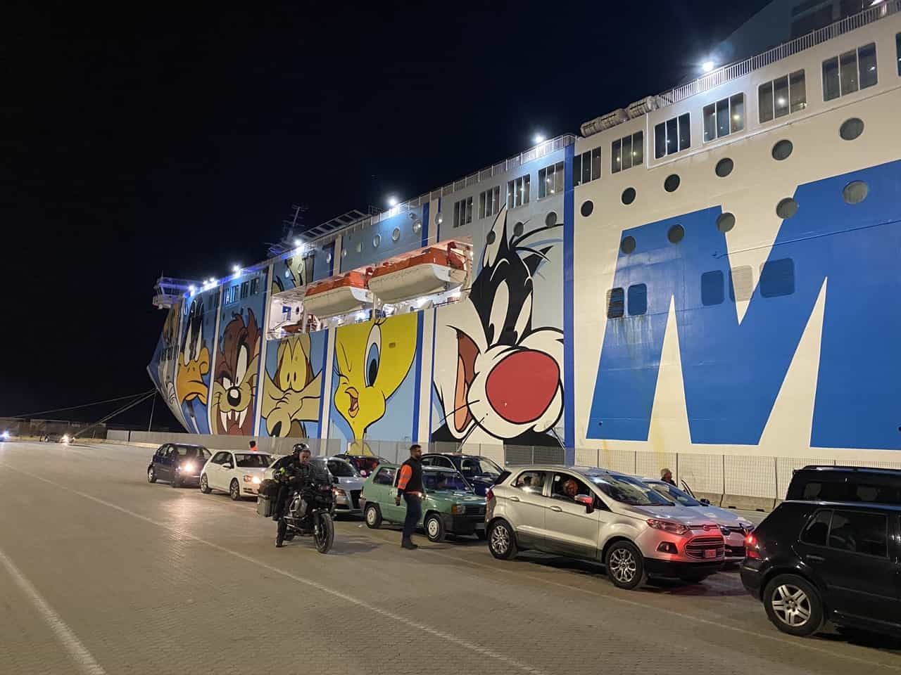 Fähre in Porto Torres